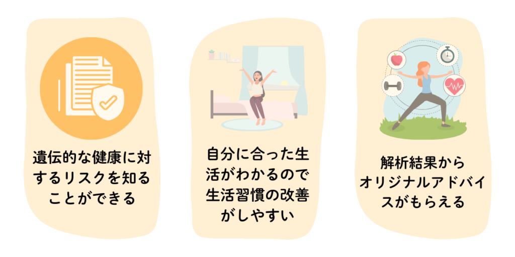 遺伝子検査の魅力.